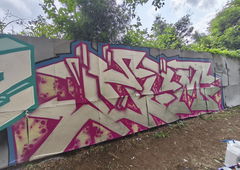 Graffiti Wall - Photo by TheWallHunter - graffiti, leipzig