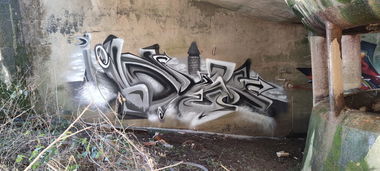 Graffiti Wall - Photo by TheWallHunter - kläranlage, sachsengraffiti, graffiti (2021)