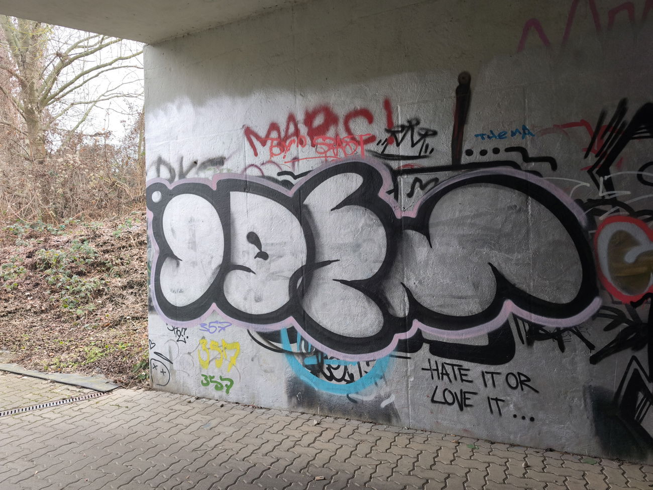 Graffiti Bombing - Photo by TheWallHunter - leipzig, idem