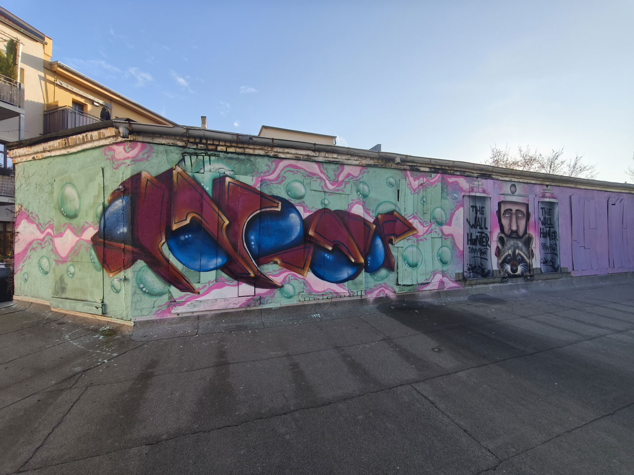 Graffiti Wall in Drehort - Photo by TheWallHunter - leipzig, 3d