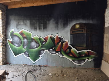 Graffiti Wall - Photo by TheWallHunter - leipzig, idem