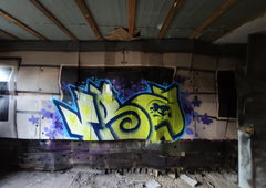 Graffiti Wall - Photo by TheWallHunter - leipzig, idem, train