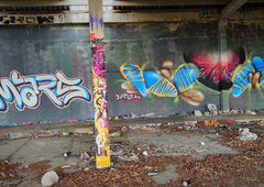 Graffiti Wall - Photo by TheWallHunter - mars, idem, leipzig (2021)