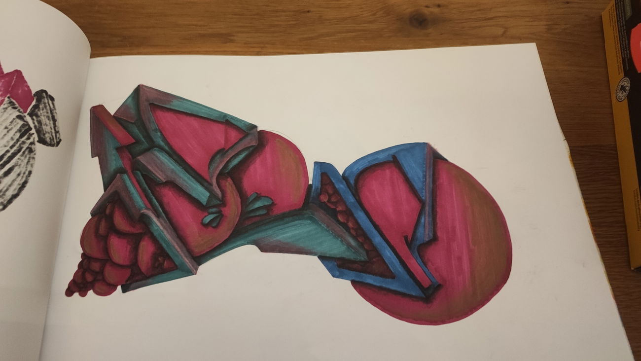 Graffiti Sketch - Photo by TheWallHunter - leipzig, idem