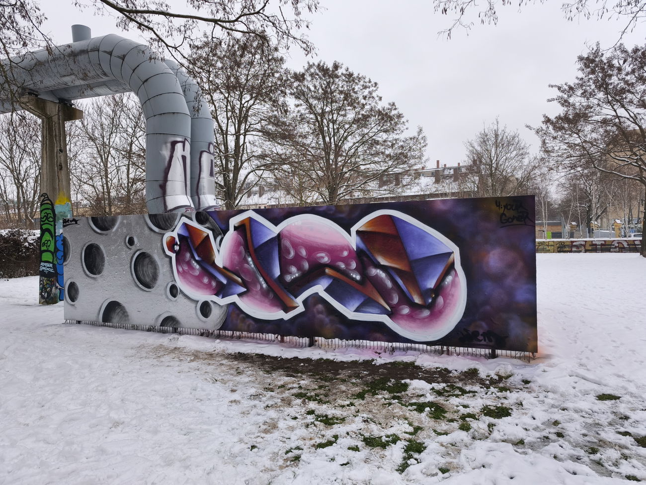 Graffiti Wall - Photo by TheWallHunter - leipzig, idem