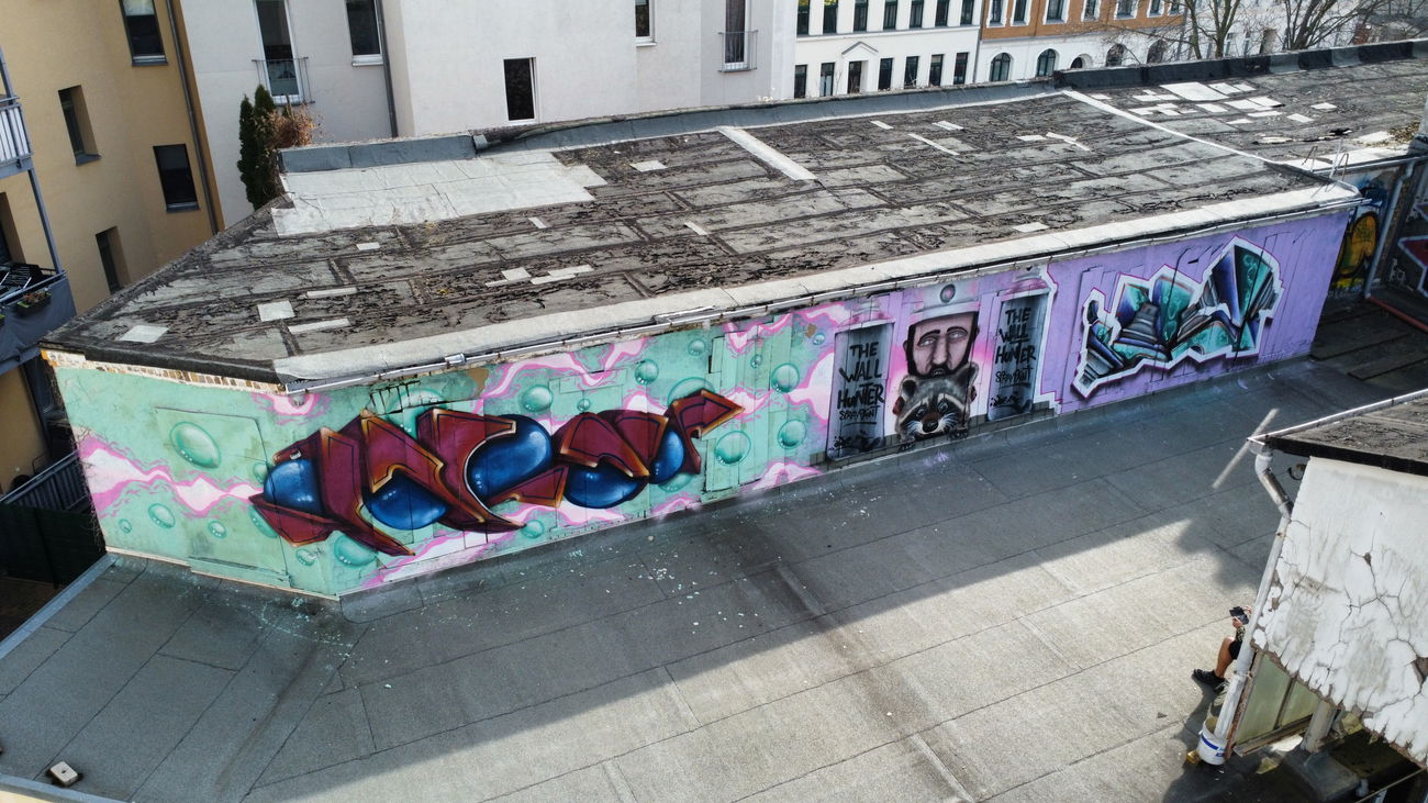 Graffiti Wall - Photo by TheWallHunter - leipzig, idem, 3d