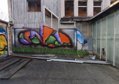 Graffiti Wall - Photo by TheWallHunter - leipzig, idem, spraycan