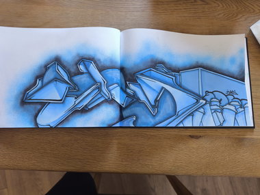 Graffiti Sketch - Photo by TheWallHunter