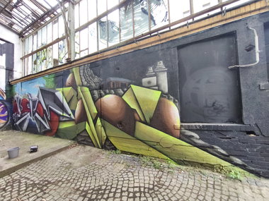 Graffiti Wall - Photo by TheWallHunter - leipzig, idem