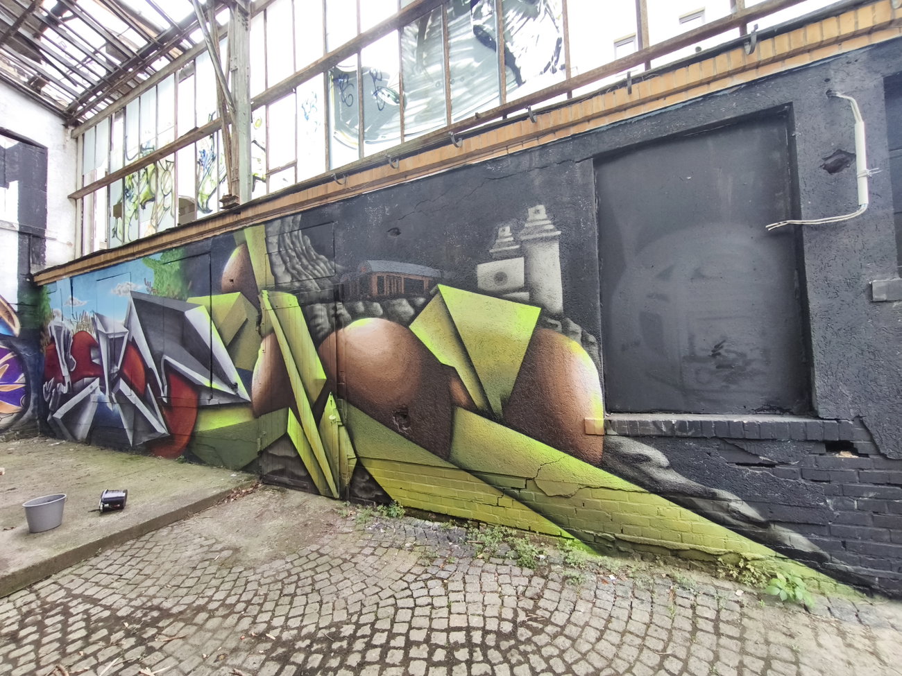 Graffiti Wall - Photo by TheWallHunter - leipzig, idem