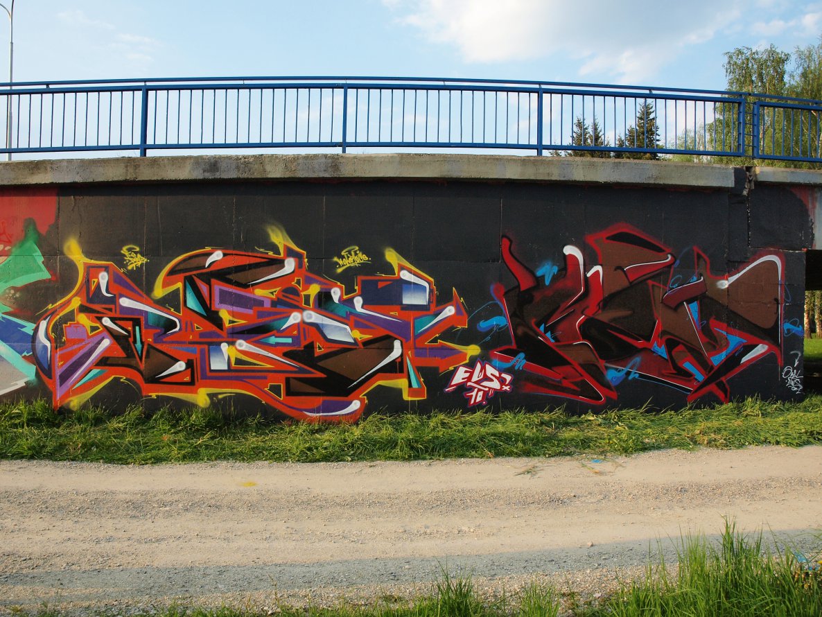 Graffiti Wall - Photo by Thedeap - RTS, with, Meat (2014)