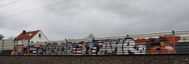 Graffiti Bombing - Photo by ThuGliFe - TGF, Terrorgefahr, Osnabrück