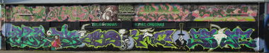 Graffiti Wall - Photo by ThuGliFe - TGF, Elroy, Goyle