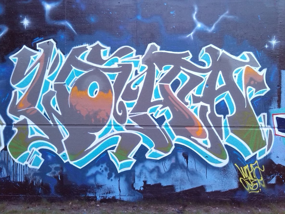 Graffiti Wall in Hamburg - Photo by TiKeR - WOHA, 37, GBR (2014)