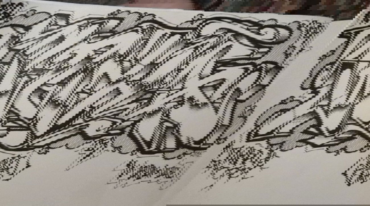 Graffiti Sketch in Hamburg - Photo by TiKeR - WOHA;37, 180, GBR (2015)