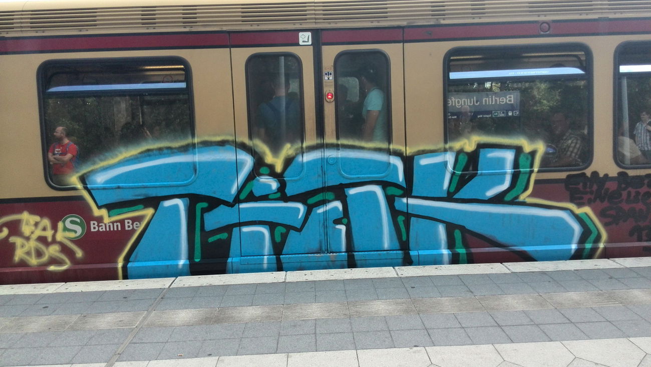 Graffiti Train - Photo by Tiak135 - Tiak, Berlin, 135 (2014)