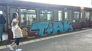 Graffiti Train - Photo by Tiak135 - Tiak, Berlin, 135 (2014)