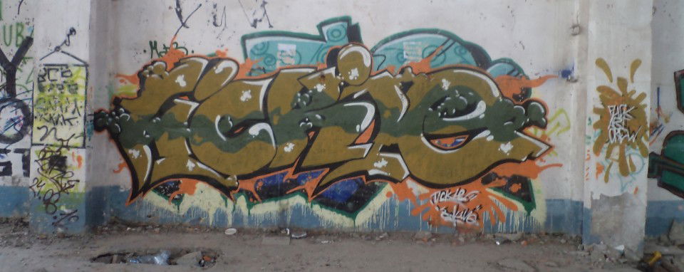 Graffiti Wall in Kharkov - Photo by Tickie - Tickie, tck, fuckart (2012)