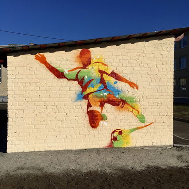 Graffiti Wall - Photo by Tickie97 - soccer, tickie (2020)