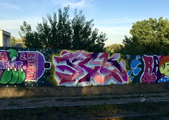 Graffiti Wall in харьков - Photo by Tickie97 - kharkiv, ukraine, 057 (2020)