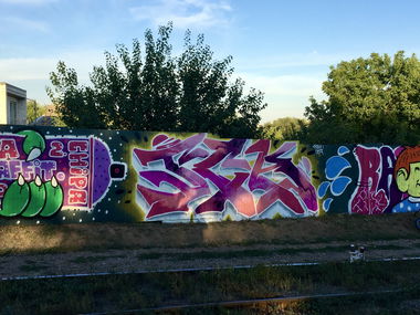 Graffiti Wall in харьков - Photo by Tickie97 - kharkiv, ukraine, 057 (2020)