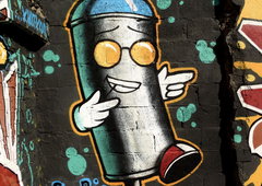 Graffiti Wall - Photo by Tickie97 - can, tickie, montana (2020)