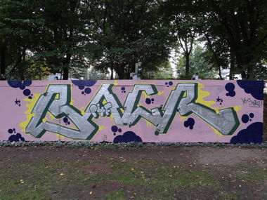 Graffiti Wall - Photo by TightCAIT - BACER, DKZ, DK