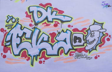 Graffiti Sketch - Photo by TightCAIT - EKAN, BACER, DK
