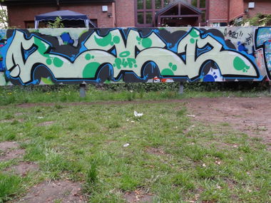 Graffiti Wall - Photo by TightCAIT - RACR, BACER, DK (2015)