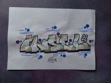 Graffiti Sketch - Photo by TightCAIT - INSEL, BACER, DKZ