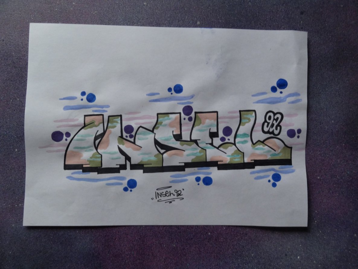 Graffiti Sketch - Photo by TightCAIT - INSEL, BACER, DKZ