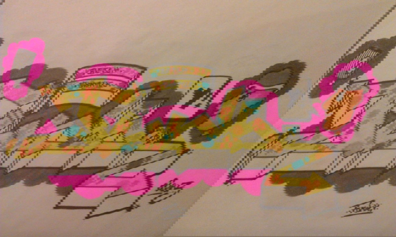 Graffiti Sketch - Photo by TightCAIT - Funk, Funky, BACER (2015)