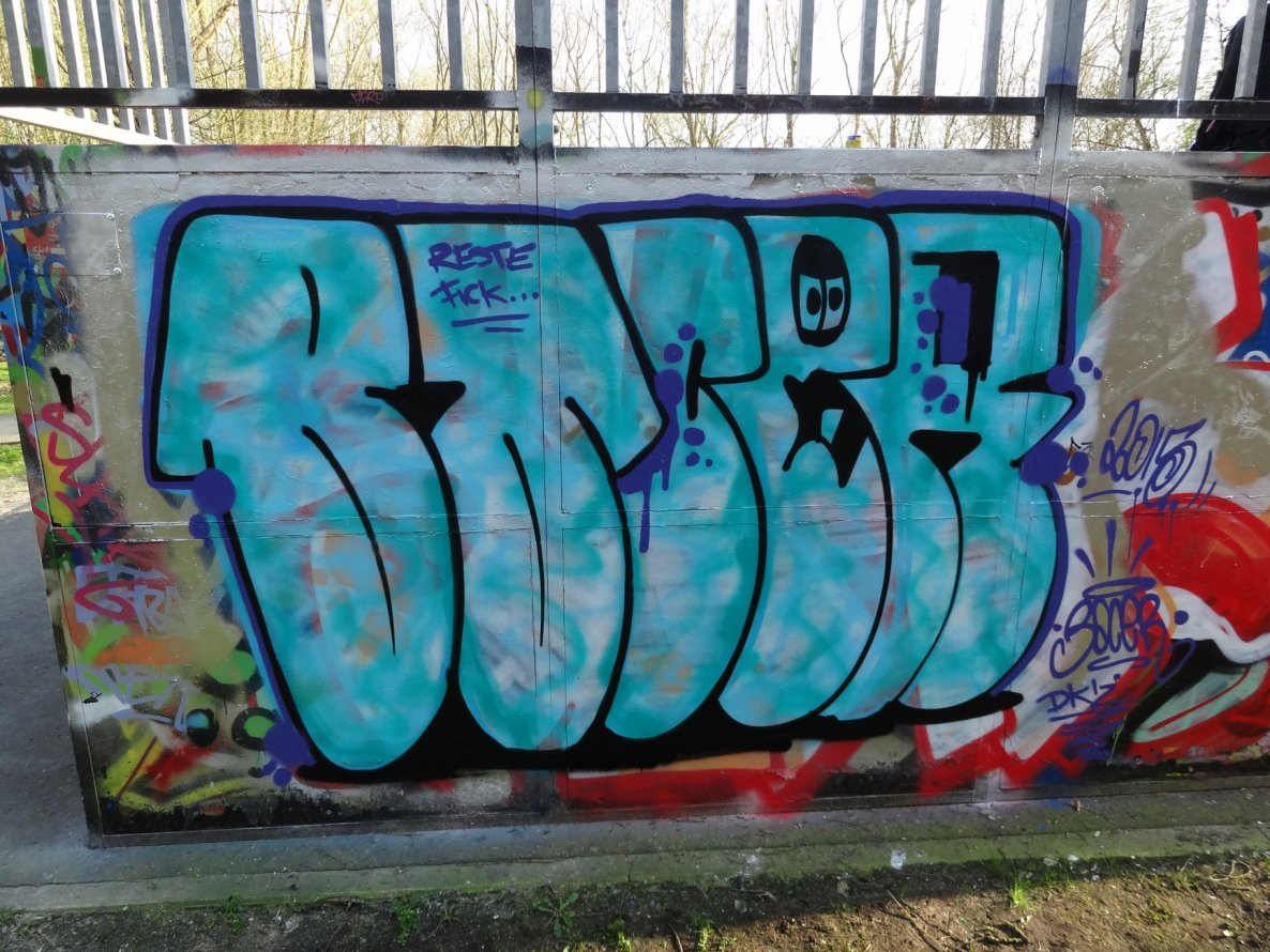 Graffiti Wall - Photo by TightCAIT - BACER, DK, DKZ (2015)