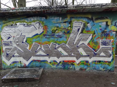 Graffiti Wall - Photo by TightCAIT - Funk, BACER, DKZ (2015)