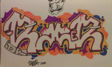 Graffiti Sketch - Photo by TightCAIT - RASER, BACER, DKZ (2015)
