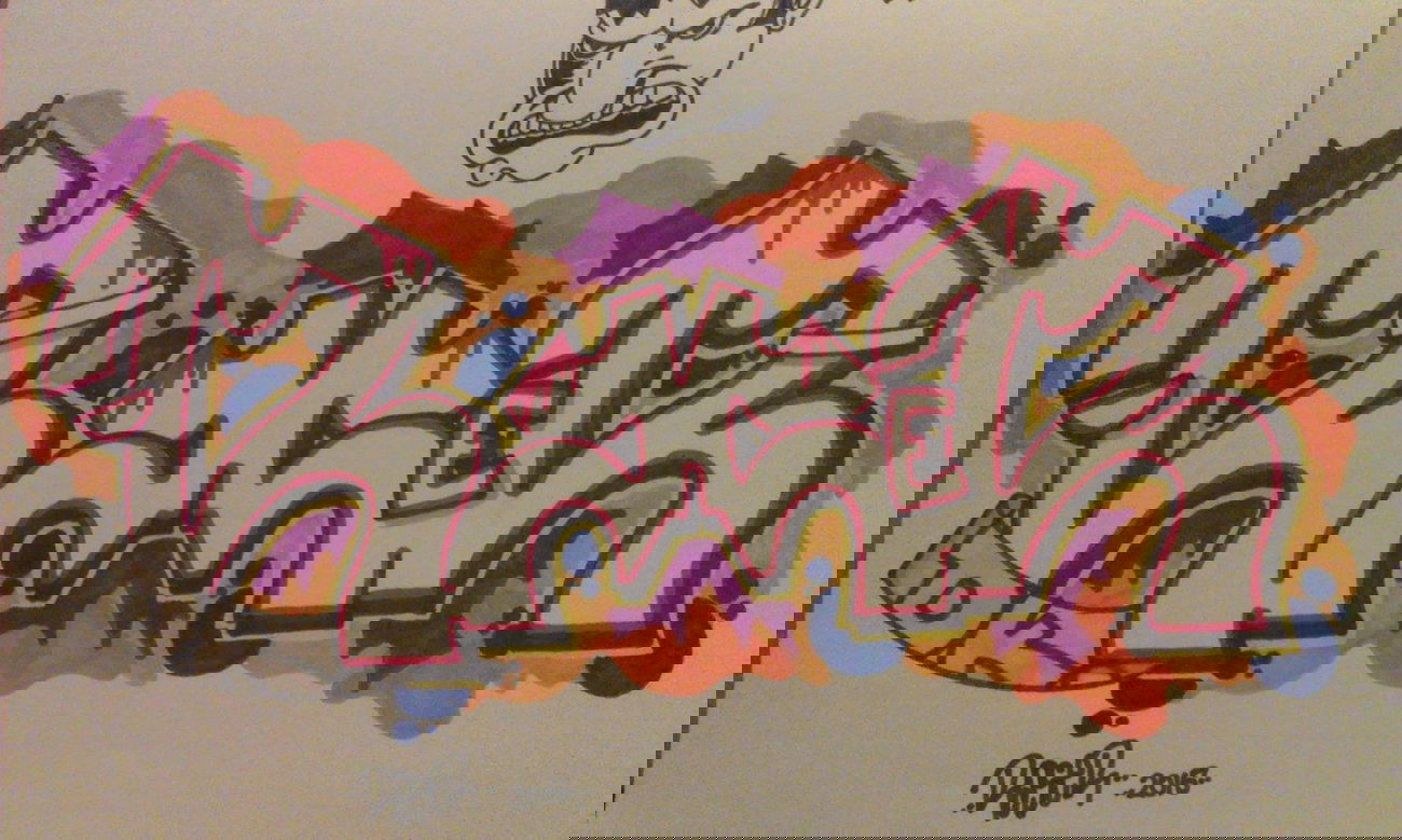 Graffiti Sketch - Photo by TightCAIT - RASER, BACER, DKZ (2015)