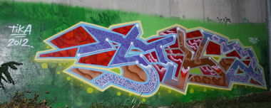 Graffiti Wall in Toronto - Photo by Tika - tika, ostik, 2013