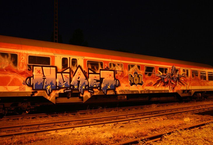 Graffiti Train - Photo by TimBudenzauber