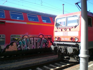 Graffiti Train - Photo by TimBudenzauber - 481, 481er (2008)