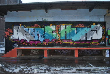 Graffiti Wall - Photo by TimBudenzauber - Hure, Kurs, 481 (2012)