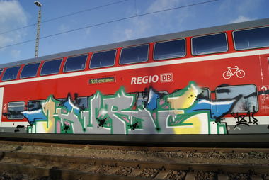 Graffiti Train - Photo by TimBudenzauber - Hure, 481, 481er (2012)