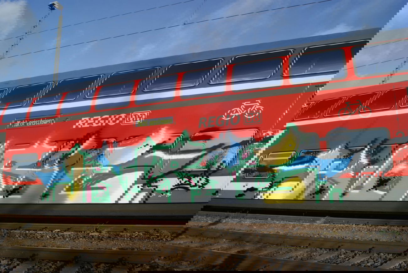 Graffiti Train - Photo by TimBudenzauber - Hure, 481, 481er (2012)