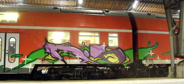 Graffiti Train - Photo by TimBudenzauber - Mös (2012)