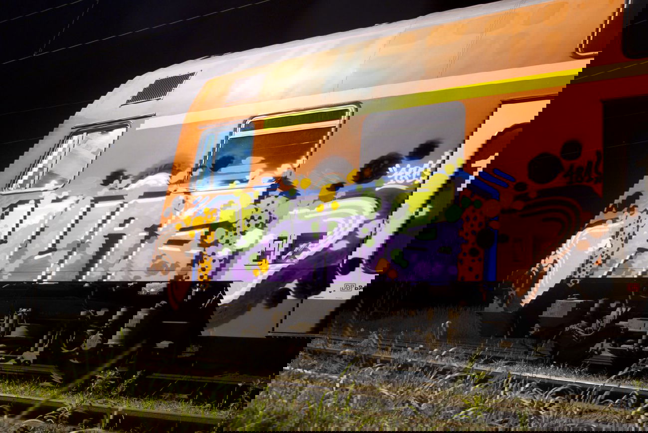 Graffiti Train - Photo by TimBudenzauber - Hure, 481, 481er (2010)