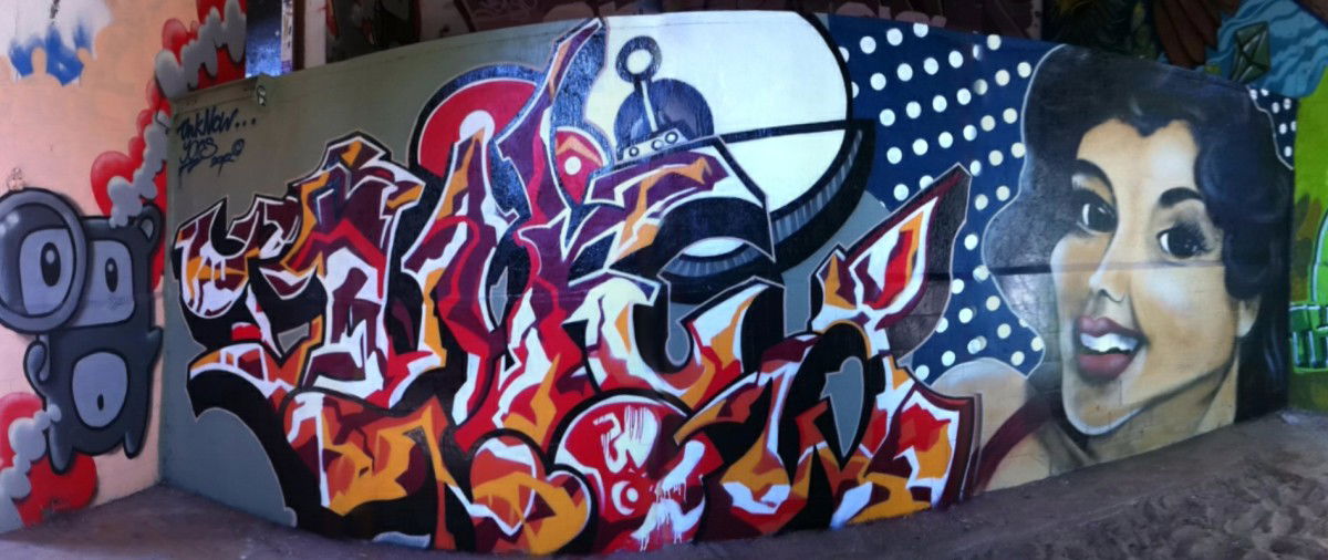 Graffiti Wall in Sosnovy Bor,SPb - Photo by TimasYors - 2012