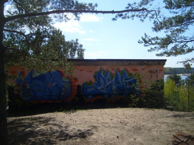 Graffiti Wall in Sosnovy Bor,SPb - Photo by TimasYors