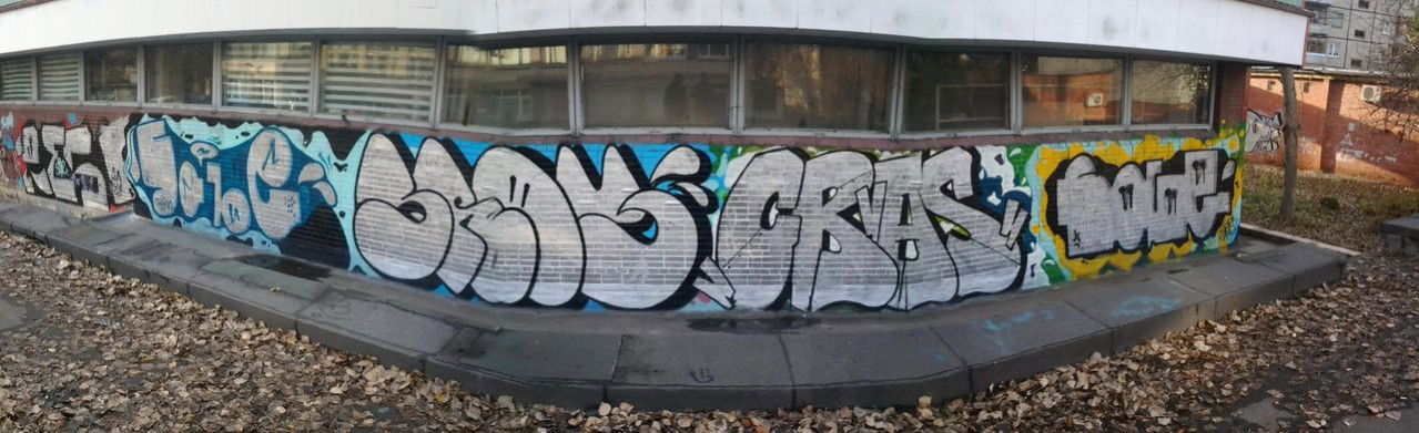 Graffiti Wall in Sosnovy Bor,SPb - Photo by TimasYors