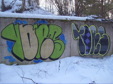 Graffiti Wall in Sosnovy Bor,SPb - Photo by TimasYors