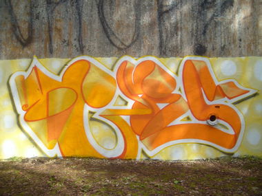 Graffiti Wall in Sosnovy Bor,SPb - Photo by TimasYors (2011)