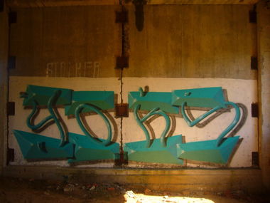 Graffiti Wall in Sosnovy Bor,SPb - Photo by TimasYors (2010)